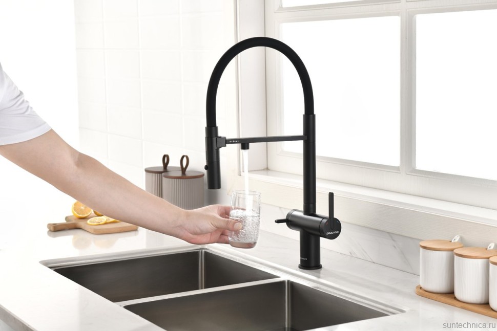 Смеситель для кухни Gravity, антрацит, Gr213888-AN, Starke-Paulmark