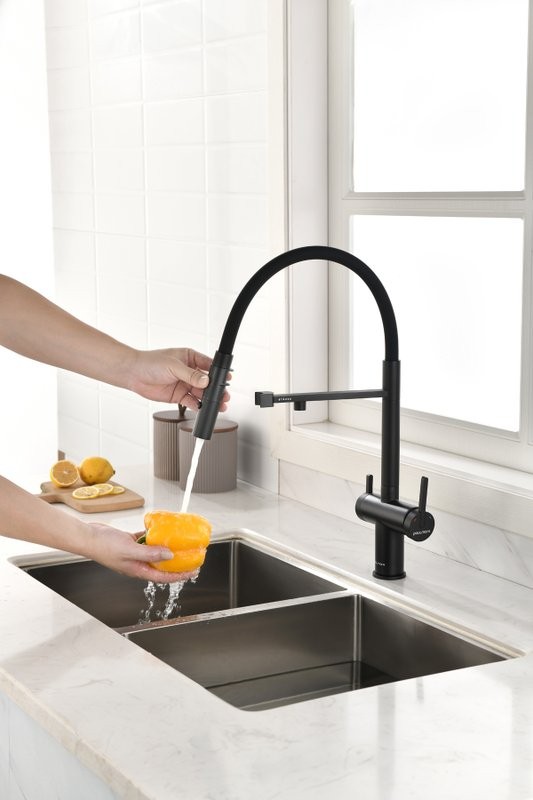 Смеситель для кухни Gravity, антрацит, Gr213888-AN, Starke-Paulmark
