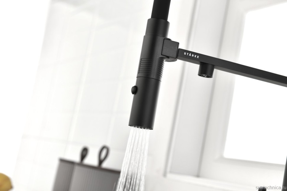 Смеситель для кухни Gravity, антрацит, Gr213888-AN, Starke-Paulmark