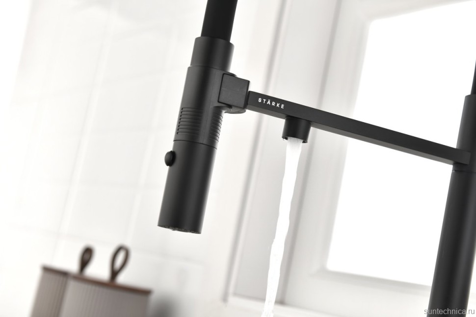 Смеситель для кухни Gravity, антрацит, Gr213888-AN, Starke-Paulmark