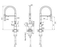 Смеситель для кухни Gravity, антрацит, Gr213888-AN, Starke-Paulmark Смеситель для кухни Gravity, антрацит, Gr213888-AN, Starke-Paulmark