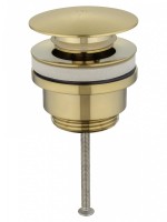 Донный клапан для раковины Wonzon & Woghand WW-88SS07-BG без перелива, брашированное золото Донный клапан для раковины Wonzon & Woghand WW-88SS07-BG без перелива, брашированное золото