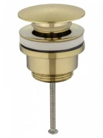 Донный клапан для раковины Wonzon & Woghand WW-88SS07-BG без перелива, брашированное золото Донный клапан для раковины Wonzon & Woghand WW-88SS07-BG без перелива, брашированное золото
