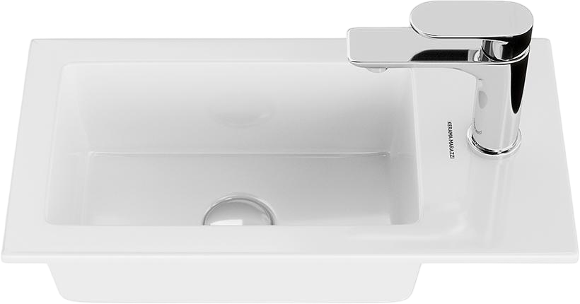 Тумба с раковиной KERAMA MARAZZI GEOMETRICA 50 подвесная, утренний серый матовый