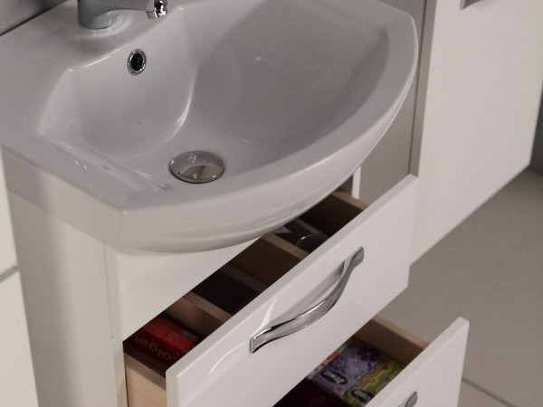 Мебель для ванной комнаты AQUATON Ария М 50 белая