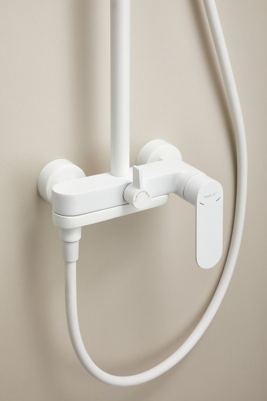 Душевая стойка BELZ B713 B24713-8 белая