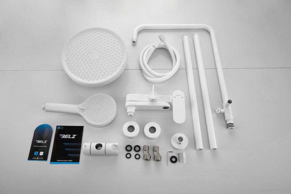 Душевая стойка BELZ B713 B24713-8 белая