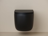 Комплект Унитаз подвесной Ceramicanova UP Rimless CN4007MB черный матовый + Инсталляция TECE Base 9400413 4 в 1 с кнопкой смыва
