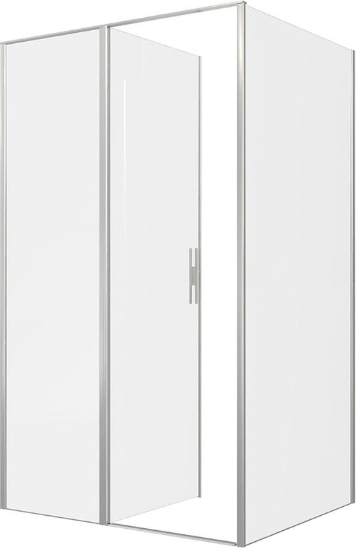 Душевой уголок Allen Brau Priority 120x100, профиль серебро браш, стекло прозрачное