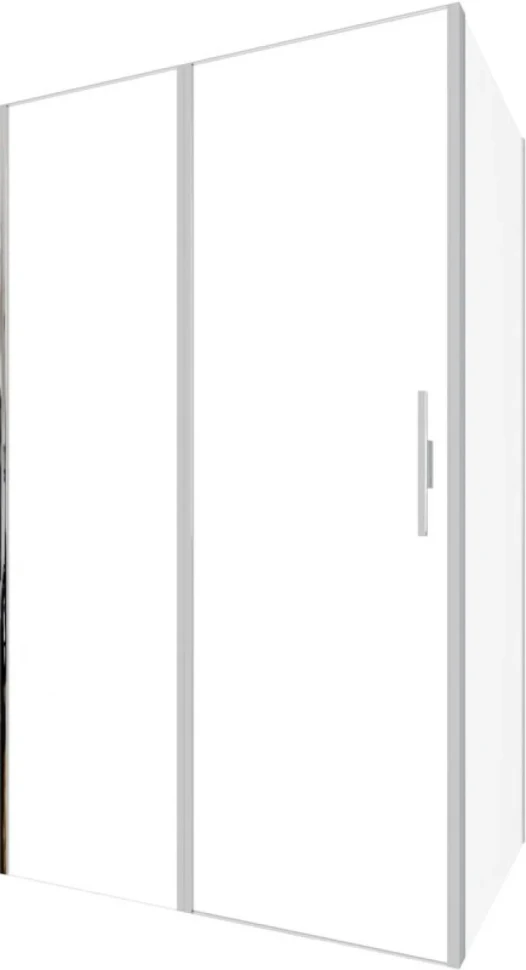 Душевой уголок Allen Brau Priority 120x100, профиль серебро браш, стекло прозрачное