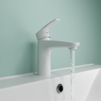 Комплект для ванной IDDIS Ray Душевая стойка IDDIS Ray RAYWT3Fi06 + Смеситель для раковины RAYWT00i01, белый