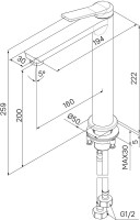 Комплект для ванной IDDIS Ray Душевая стойка IDDIS Ray RAYWT3Fi06 + Смеситель для раковины RAYWT00i01, белый