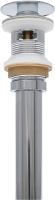 Донный клапан для раковины AQUAme AQM7001-1 с переливом, хром