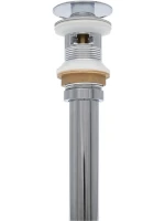 Донный клапан для раковины AQUAme AQM7001-1 с переливом, хром Донный клапан для раковины AQUAme AQM7001-1 с переливом, хром