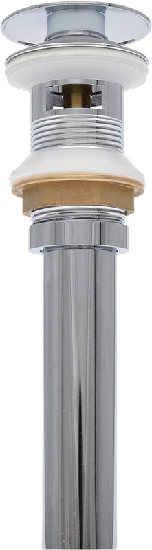 Донный клапан для раковины AQUAme AQM7001-1 с переливом, хром