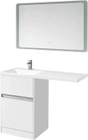 Тумба с раковиной AQUATON Лондри 60 L под стиральную машину
