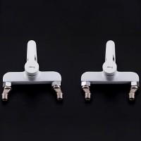 Смеситель для ванны с душем Frap H41 F3241 белый, хром Смеситель для ванны с душем Frap H41 F3241 белый, хром