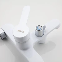 Смеситель для ванны с душем Frap H41 F3241 белый, хром