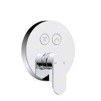 Душевая система скрытого монтажа для душа, лейка, верхний душ, хром AQUAme AQM8402CR