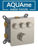 Смеситель для ванны AQUAme с термостатом встраиваемый AQM8812BN Смеситель для ванны AQUAme с термостатом встраиваемый AQM8812BN