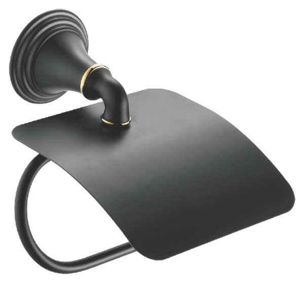 Держатель туалетной бумаги Fixsen Luksor FX-71610B с крышкой