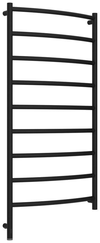 Полотенцесушитель электрический Сунержа Галант 3.1 15-6000-1260 130x65 см, подключение слева, темный титан муар, лесенка