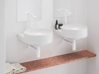 Смеситель для раковины Ravak Eleganta EL 015.10WV белый вельвет