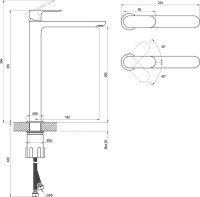 Смеситель для раковины Ravak Eleganta EL 015.10WV белый вельвет Смеситель для раковины Ravak Eleganta EL 015.10WV белый вельвет
