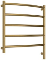 Полотенцесушитель электрический Сунержа Галант 3.1 051-6001-6060 70x65 см, подключение справа, состаренная латунь, лесенка