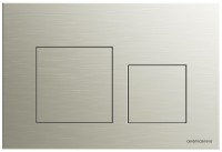 Кнопка смыва для унитаза Ceramicanova CN12-002BN пластик, цвет брашированный никель