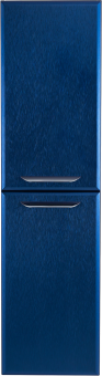 Шкаф-пенал Cezares Eco Sapfiro синий, универсальный, ручки хром