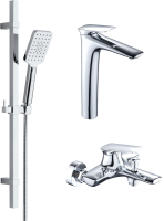 Комплект для ванной BOND Cube B03-5700 хром