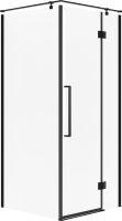 Душевой уголок Niagara Nova NG-6832-34BLACK 100x100, профиль черный матовый, стекло прозрачное