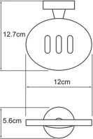 Мыльница Wasserkraft Isen K-4069 Мыльница Wasserkraft Isen K-4069