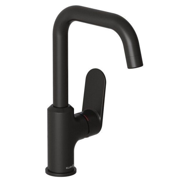 Смеситель для раковины Kludi X1 320283975 черный матовый