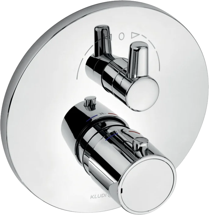 Термостатический смеситель встраиваемый Kludi Zenta SL 388300545 для ванны с душем, хром