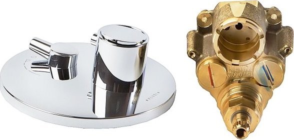 Термостатический смеситель встраиваемый Kludi Zenta SL 388300545 для ванны с душем, хром