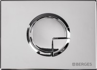 Кнопка смыва Berges Novum R3 хром, глянец