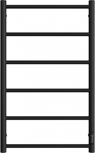 Полотенцесушитель электрический Двин J Neo 100/50 чёрный матовый