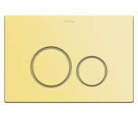 Кнопка смыва для унитаза Boheme 649-G нержавеющая сталь, цвет gold