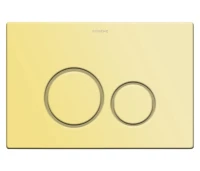 Кнопка смыва для унитаза Boheme 649-G нержавеющая сталь, цвет gold