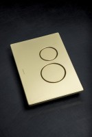Кнопка смыва для унитаза Boheme 649-G нержавеющая сталь, цвет gold