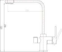 Смеситель для кухни Zorg Clean Water ZR 334 YF кварц