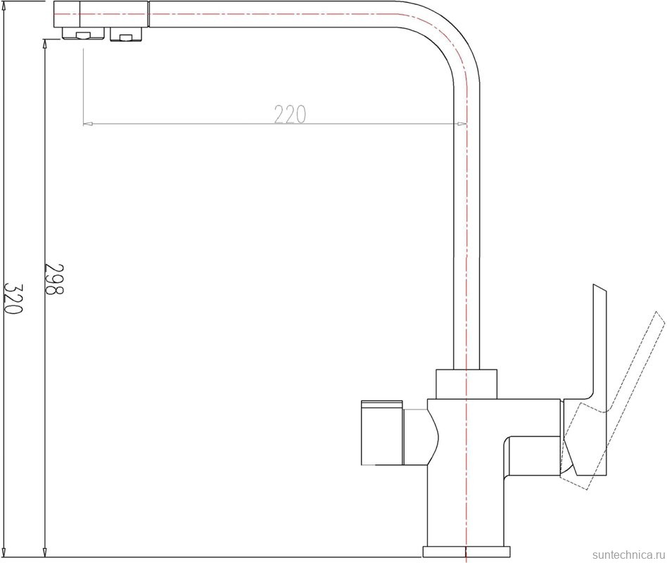 Смеситель для кухни Zorg Clean Water ZR 334 YF кварц