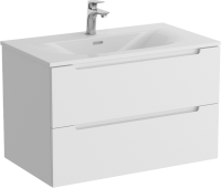 Мебель для ванной комнаты BelBagno Etna 80 bianco lucido, раковина BB-8099-80