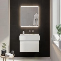 Мебель для ванной комнаты KERAMA MARAZZI Logica 70 подвесная, белоснежная, без отверстий под смеситель