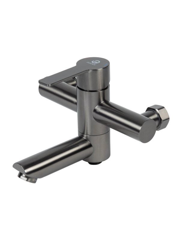 Смеситель для ванны с душем Agger Easy A3121255 оружейная сталь матовая