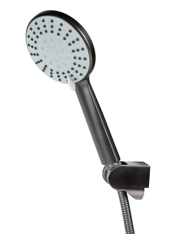 Смеситель для ванны с душем Agger Easy A3121255 оружейная сталь матовая