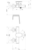 Смеситель для ванны с душем Ravak Spring SG 022.00CR хром