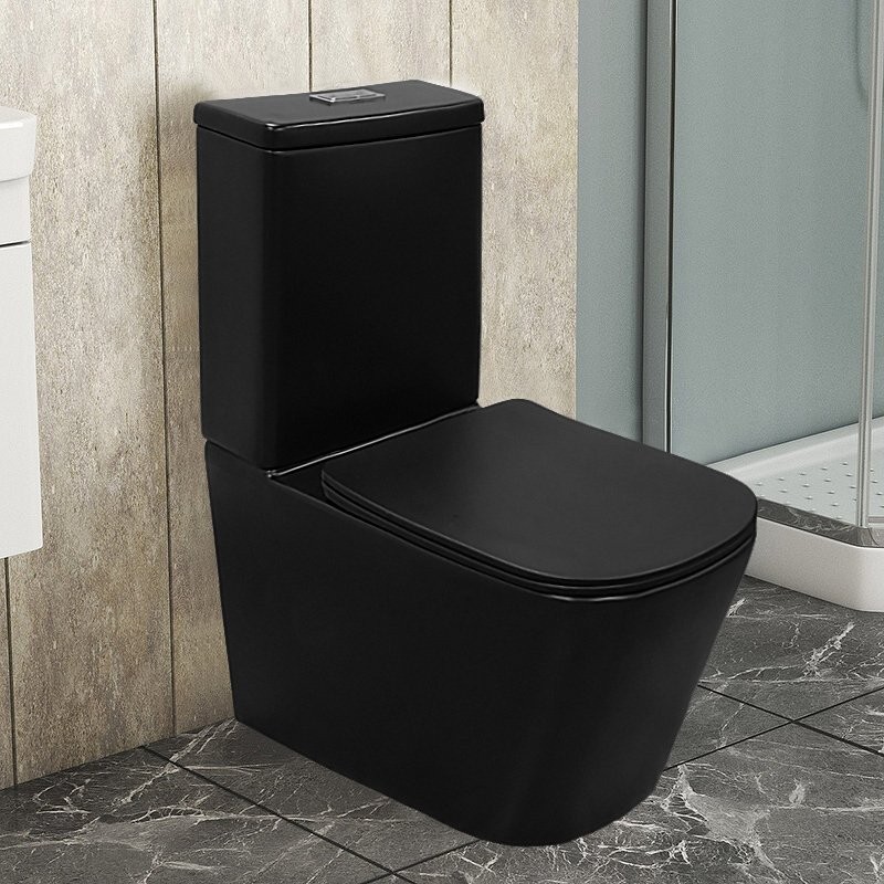 Унитаз-компакт напольный AZARIO Black King AZ-8303D матовый черный